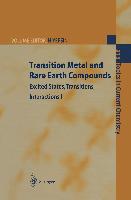 Transition Metal and Rare Earth Compounds