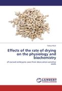 Effects of the rate of drying on the physiology and biochemistry