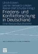 Friedens- und Konfliktforschung in Deutschland