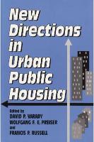 New Directions in Urban Public Housing