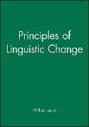 Principles of Linguistic Change, 3 Volume Set