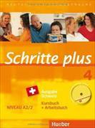 Schritte plus 4. A2/2. Ausgabe Schweiz. Kurs- und Arbeitsbuch