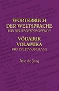 Wörterbuch der Weltsprache für Deutschsprechende