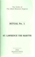 St. Lawrence the Martyr, Ritual No 1