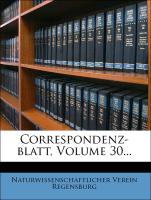 Correspondenz-blatt, Volume 30