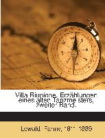 Villa Riunione. Erzählungen eines alten Tanzmeisters Volume v.2