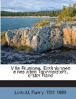 Villa Riunione. Erzählungen eines alten Tanzmeisters Volume v.1
