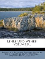 Lehre Und Wehre, Volume 8