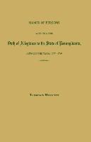 Names of Persons Who Took the Oath of Allegiance to the State of Pennsylvania, Between the Years 1777 and 1780, With a History of the Test Laws of Pen