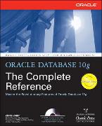 Oracle Database 10g: The Complete Reference [With CDROM]