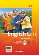 English G 21, Ausgabe B, Band 2: 6. Schuljahr, Workbook mit CD-ROM (e-Workbook) und Audios online