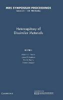 Heteroepitaxy of Dissimilar Materials: Volume 221