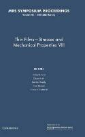 Thin Films - Stresses and Mechanical Properties VIII: Volume 594