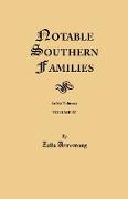 Notable Southern Families. Volume IV