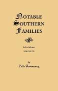 Notable Southern Families. Volume VI