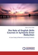The Role of English Skills Courses in Syntactic Error Reduction