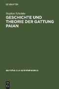 Geschichte und Theorie der Gattung Paian