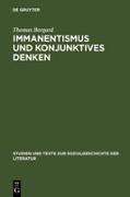 Immanentismus und konjunktives Denken