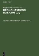 Deonomasticon Italicum (DI), Volume II, Derivati da nomi geografici (F-L)