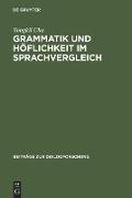 Grammatik und Höflichkeit im Sprachvergleich