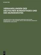 Sachregister zu den Verhandlungen des Deutschen Bundestages 15. Wahlperiode und zu den Verhandlungen des Bundesrates (2002¿2005)
