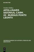 Apollinaris Sidonius, carm. 22: Burgus Pontii Leontii
