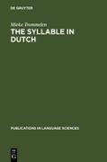 The Syllable in Dutch