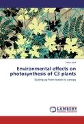 Environmental effects on photosynthesis of C3 plants