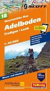Adelboden, Frutigen, Lenk Nr. 18 Mountainbike-Karte 1:40 000