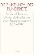 Dietrich Bonhoeffer Werke (DBW) / Die Finkenwalder Rundbriefe