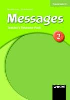 Messages 2 Teacher's Resource Pack Italian Version