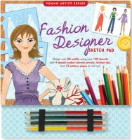 Fashion Designer Sketch Pad [With 4 Colored Pencils]