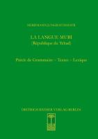 La langue mubi (République du Tchad)