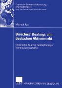 Directors’ Dealings am deutschen Aktienmarkt