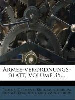Armee-verordnungs-blatt, Volume 35