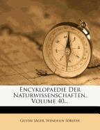 Encyklopaedie Der Naturwissenschaften, Volume 40