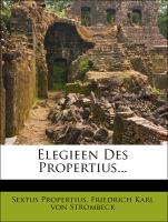 Elegieen Des Propertius