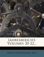 Jahresbericht, Volumes 20-22