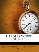 Herders Werke, Volume 1