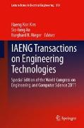 IAENG Transactions on Engineering Technologies