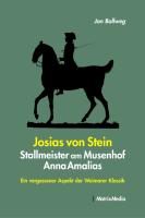 Josias von Stein - Stallmeister am Musenhof Anna Amalias