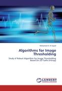 Algorithms for Image Thresholding