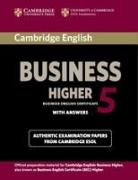 Cambridge English Business 5 Higher. With Answers