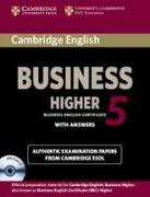 Cambridge English Business Higher 05. With Answers