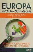 Europa ante una crisis global : economía, geoestrategia, sociedad civil y valores