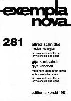 Alfred Schnittke - Musica Nostalgica and Giya Kancheli - With a Smile for Slava: For Cello and Piano Reduction