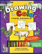 Drawing in Color: Farm Animals [With Drawing Pencil, 8 Colored Pencils]