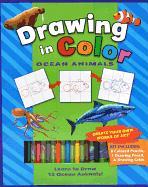 Drawing in Color: Ocean Animals [With Drawing Pencil, 8 Colored Pencils]