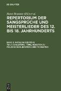 Katalog der Töne: Bd. 2,1 Einleitung, Töne, Register zu Melodieüberlieferung und Tonnamen, Bd. 2,2 Register zu den Tonschemata