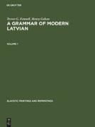 A Grammar of Modern Latvian